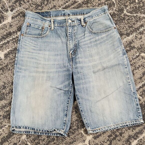 Levi's 569 Denim Jean Shorts 33 - Picture 1 of 5